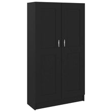 Indlæs billede til gallerivisning Libreria/Armadio Nera 82,5x30,5x150 cm in Legno Multistrato