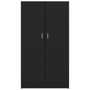 Libreria/Armadio Nera 82,5x30,5x150 cm in Legno Multistrato