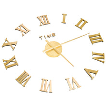Charger l&#39;image dans la galerie, Orologio da Parete 3D Design Moderno Oro 100 cm XXL