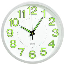 Laden Sie das Bild in den Galerie-Viewer, Orologio da Parete Luminoso Bianco 30 cm