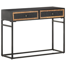 Load image into Gallery viewer, Tavolo Consolle 100x35x75 cm in Legno Massello di Mango
