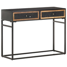 Load image into Gallery viewer, Tavolo Consolle 100x35x75 cm in Legno Massello di Mango