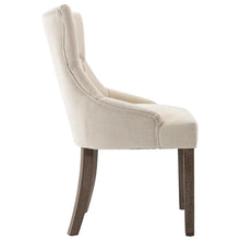 Load image into Gallery viewer, Sedie da Pranzo 4 pz Beige in Tessuto