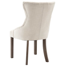 Load image into Gallery viewer, Sedie da Pranzo 4 pz Beige in Tessuto