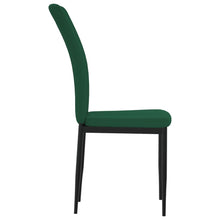 Carica l&#39;immagine nel visualizzatore di Gallery, Sedie da Pranzo 2 pz Verde Scuro in Velluto