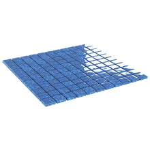Charger l&#39;image dans la galerie, Piastrelle Mosaico 11 pz Blu 30x30 cm in Vetro