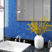 Charger l&#39;image dans la galerie, Piastrelle Mosaico 11 pz Blu 30x30 cm in Vetro