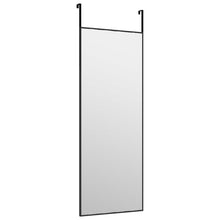 Indlæs billede til gallerivisning Specchio da Porta Nero 30x80 cm in Vetro e Alluminio