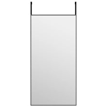 Indlæs billede til gallerivisning Specchio da Porta Nero 40x80 cm in Vetro e Alluminio