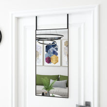 Indlæs billede til gallerivisning Specchio da Porta Nero 40x80 cm in Vetro e Alluminio