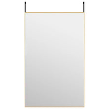 Load image into Gallery viewer, Specchio da Porta Oro 50x80 cm in Vetro e Alluminio