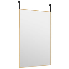 Load image into Gallery viewer, Specchio da Porta Oro 50x80 cm in Vetro e Alluminio