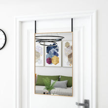 Load image into Gallery viewer, Specchio da Porta Oro 50x80 cm in Vetro e Alluminio