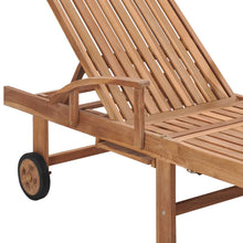 Charger l&#39;image dans la galerie, Lettini Prendisole 2 pz con Cuscini Antracite in Teak