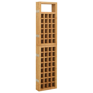 Separè 6 Pannelli in Legno Massello di Abete 242,5x180 cm