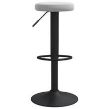 Load image into Gallery viewer, Sgabelli da Bar 2 pz Grigio Chiaro in Velluto