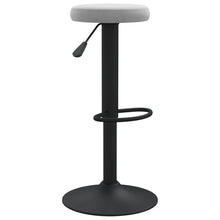 Load image into Gallery viewer, Sgabelli da Bar 2 pz Grigio Chiaro in Velluto