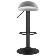 Load image into Gallery viewer, Sgabelli da Bar 2 pz Grigio Chiaro in Velluto