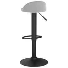 Load image into Gallery viewer, Sgabelli da Bar 2 pz Grigio Chiaro in Velluto
