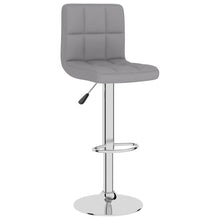 Load image into Gallery viewer, Sgabelli da Bar 2 pz Grigio Chiaro in Tessuto