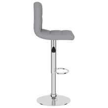 Load image into Gallery viewer, Sgabelli da Bar 2 pz Grigio Chiaro in Tessuto