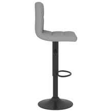 Load image into Gallery viewer, Sgabelli da Bar 2 pz Grigio Chiaro in Tessuto
