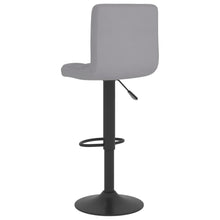 Load image into Gallery viewer, Sgabelli da Bar 2 pz Grigio Chiaro in Tessuto