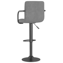 Load image into Gallery viewer, Sgabelli da Bar 2 pz Grigio Chiaro in Velluto
