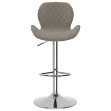 Load image into Gallery viewer, Sgabelli da Bar 2 pz Grigio Chiaro in Velluto