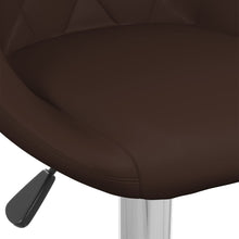 Carica l&#39;immagine nel visualizzatore di Gallery, Sgabelli da Bar 2 pz Marroni in Similpelle