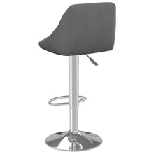 Load image into Gallery viewer, Sgabelli da Bar 2 pz Grigio Scuro in Velluto