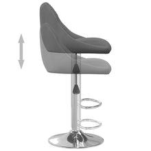 Load image into Gallery viewer, Sgabelli da Bar 2 pz Grigio Scuro in Velluto