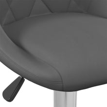 Load image into Gallery viewer, Sgabelli da Bar 2 pz Grigio Scuro in Velluto