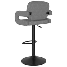 Carica l&#39;immagine nel visualizzatore di Gallery, Sgabelli da Bar 2 pz Grigio Chiaro in Tessuto
