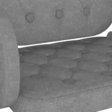 Carica l&#39;immagine nel visualizzatore di Gallery, Sgabelli da Bar 2 pz Grigio Chiaro in Tessuto