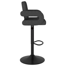 Load image into Gallery viewer, Sgabelli da Bar 2 pz Grigio Scuro in Tessuto