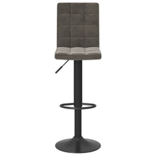 Load image into Gallery viewer, Sgabelli da Bar 2 pz Grigio Scuro in Velluto
