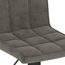 Load image into Gallery viewer, Sgabelli da Bar 2 pz Grigio Scuro in Velluto