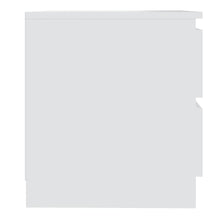 Load image into Gallery viewer, Comodini 2 pz Bianchi 50x39x43,5 cm in Legno Multistrato
