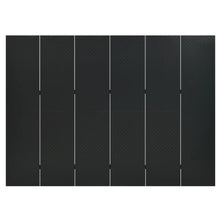 Carica l&#39;immagine nel visualizzatore di Gallery, Separè 6 Pannelli Nero 240x180 cm in Acciaio