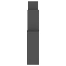 Indlæs billede til gallerivisning Mensola da Parete a 4 Cubi Grigia 80x15x78,5 cm Legno Multistrato