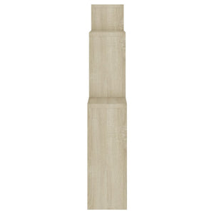 Mensola a Muro 4 Cubi Rovere Sonoma 80x15x78,5cm Legno Multistrato