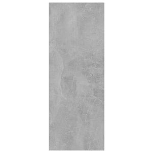 Mobiletto Consolle Grigio Cemento 78x30x80cm Legno Multistrato