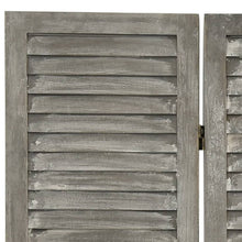 Laden Sie das Bild in den Galerie-Viewer, Separè 6 Pannelli Grigio 214x166 cm in Legno Massello