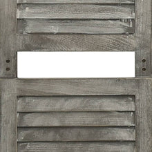 Laden Sie das Bild in den Galerie-Viewer, Separè 6 Pannelli Grigio 214x166 cm in Legno Massello