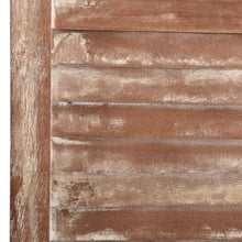 Laden Sie das Bild in den Galerie-Viewer, Separè 6 Pannelli Marrone 210x165cm in Legno Massello