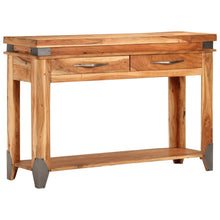 Laden Sie das Bild in den Galerie-Viewer, Tavolo Consolle 110x34x74 cm in Legno Massello di Acacia