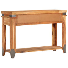Laden Sie das Bild in den Galerie-Viewer, Tavolo Consolle 110x34x74 cm in Legno Massello di Acacia