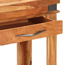 Laden Sie das Bild in den Galerie-Viewer, Tavolo Consolle 110x34x74 cm in Legno Massello di Acacia
