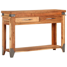 Laden Sie das Bild in den Galerie-Viewer, Tavolo Consolle 110x34x74 cm in Legno Massello di Acacia